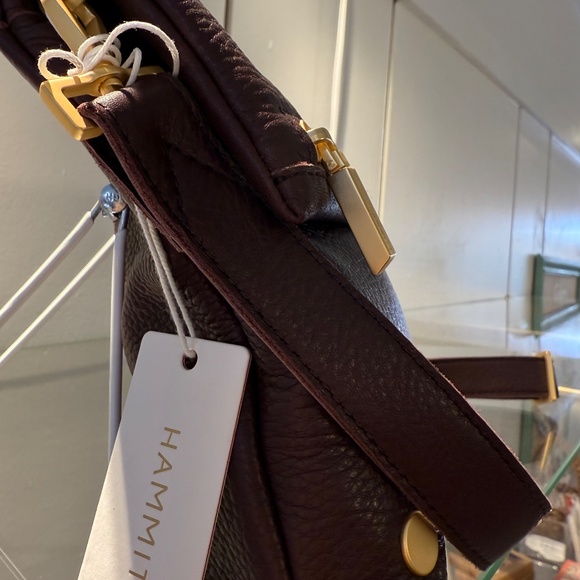 Hammitt VIP Large in Cabernet Pebble Brushed Gold - Picture 3 of 4